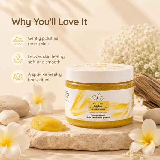 Why you'll love Plumeria Bliss Sugar Body Scrub