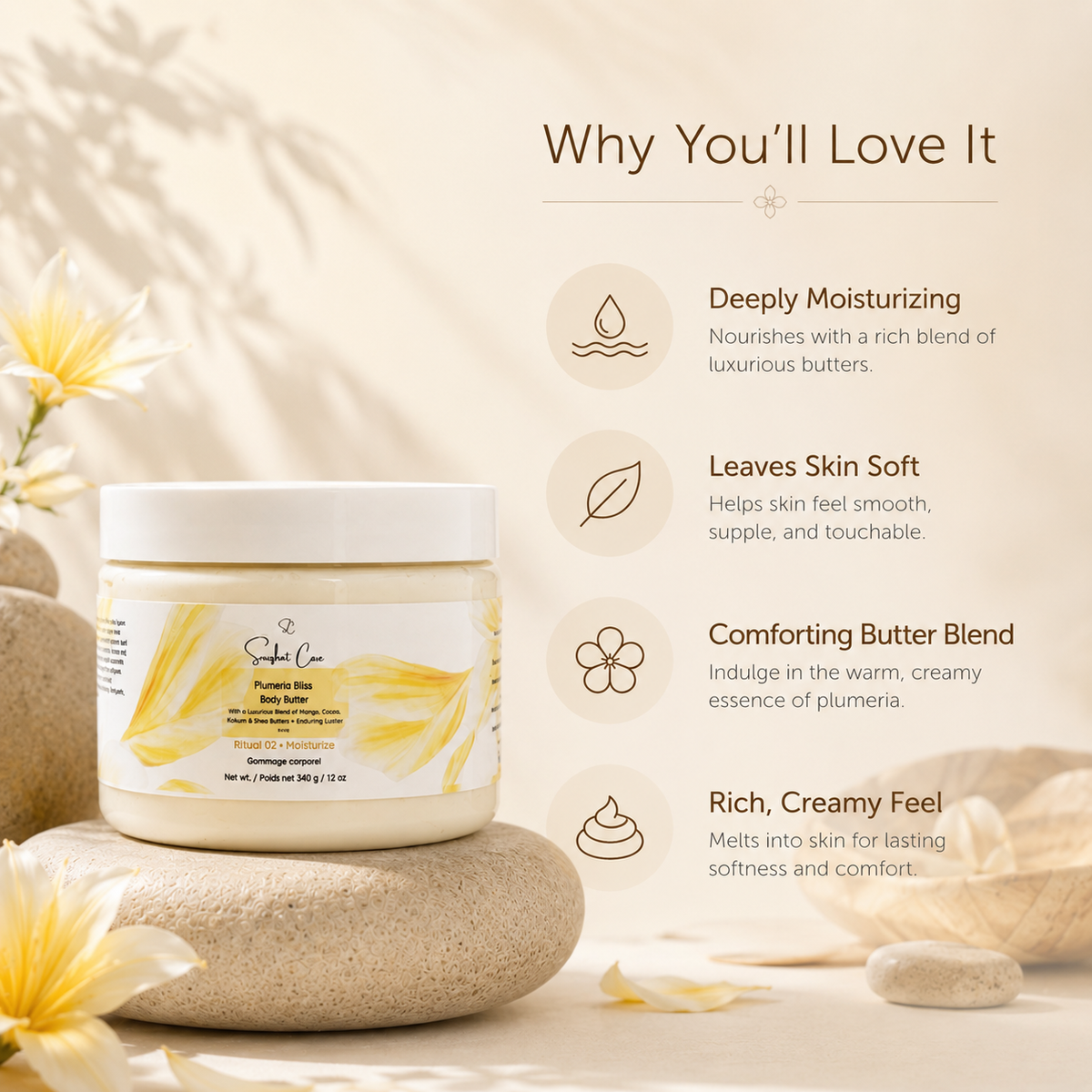 Why you'll love Plumeria Bliss Body Butter