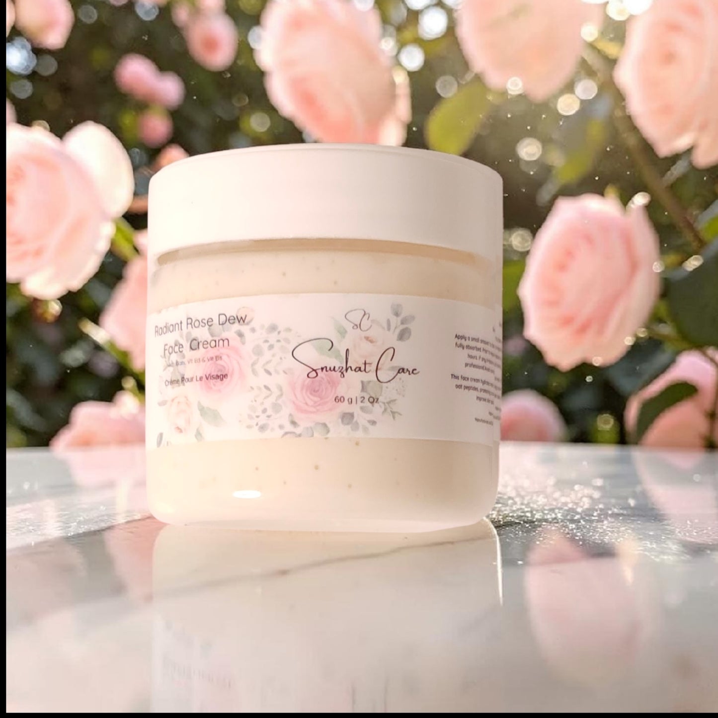 Luxurious rose skincare face care set featuring Radiant Rose Dew face wash, facial toner mist, and moisturizing face cream in elegant botanical packaging, hydrating floral skincare collection with rose and niacinamide, premium self-care beauty products for glowing skin by [Snuzhat Care](https://www.snuzhatcare.ca?utm_source=chatgpt.com)
