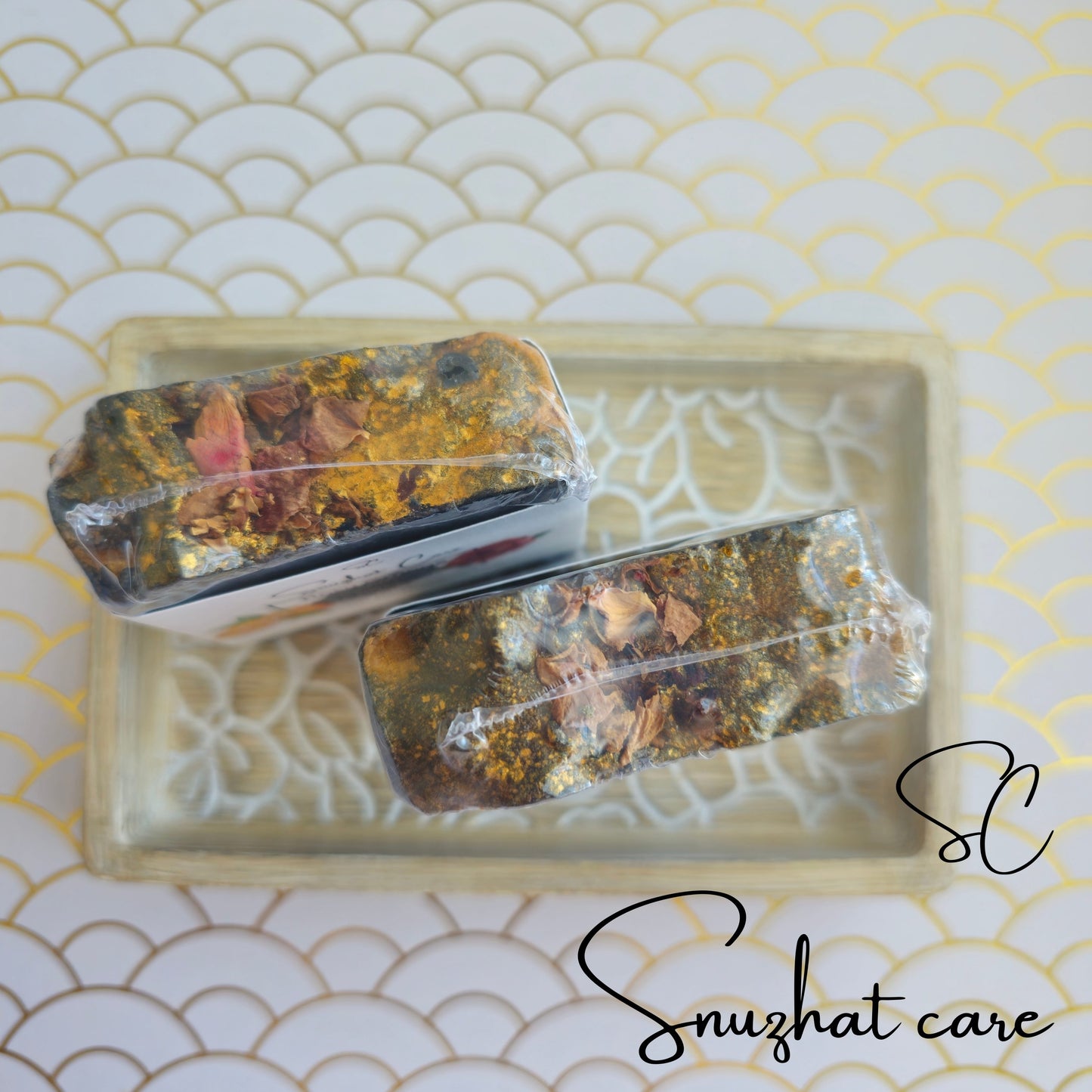 Rosy Orange with Charcoal Soap