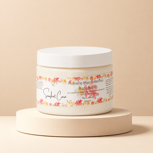 Plumeria Bliss Body Butter – Tropical Floral Non-Greasy Moisturizer