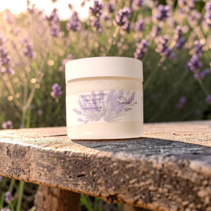 Calming Lavender Face Care Collection – Botanical Skincare Set with Face Wash, Toner & Cream