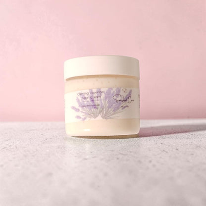 Calming Lavender Face Care Collection – Botanical Skincare Set with Face Wash, Toner & Cream