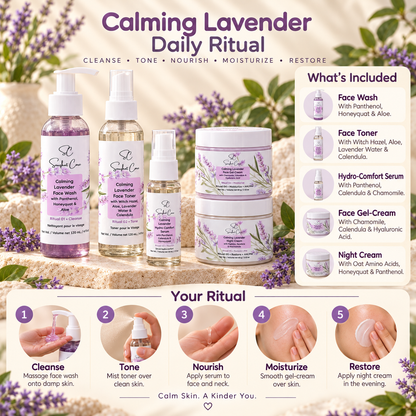 Calming Lavender Complete Face Routine bundle image 1