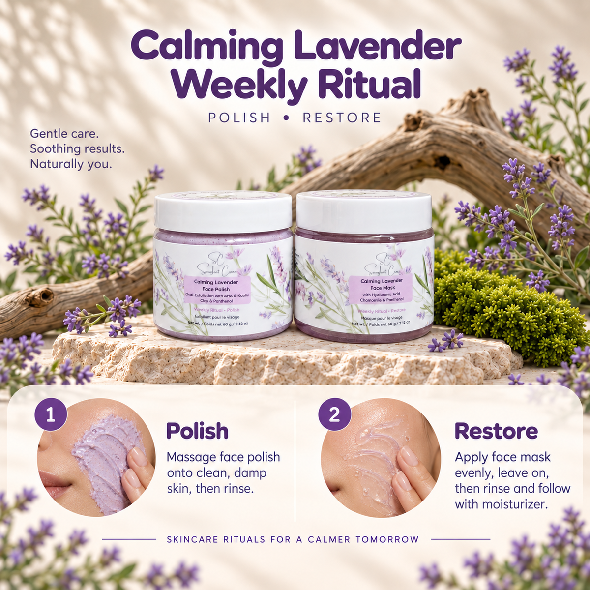 Calming Lavender Weekly Care Duo bundle image 2