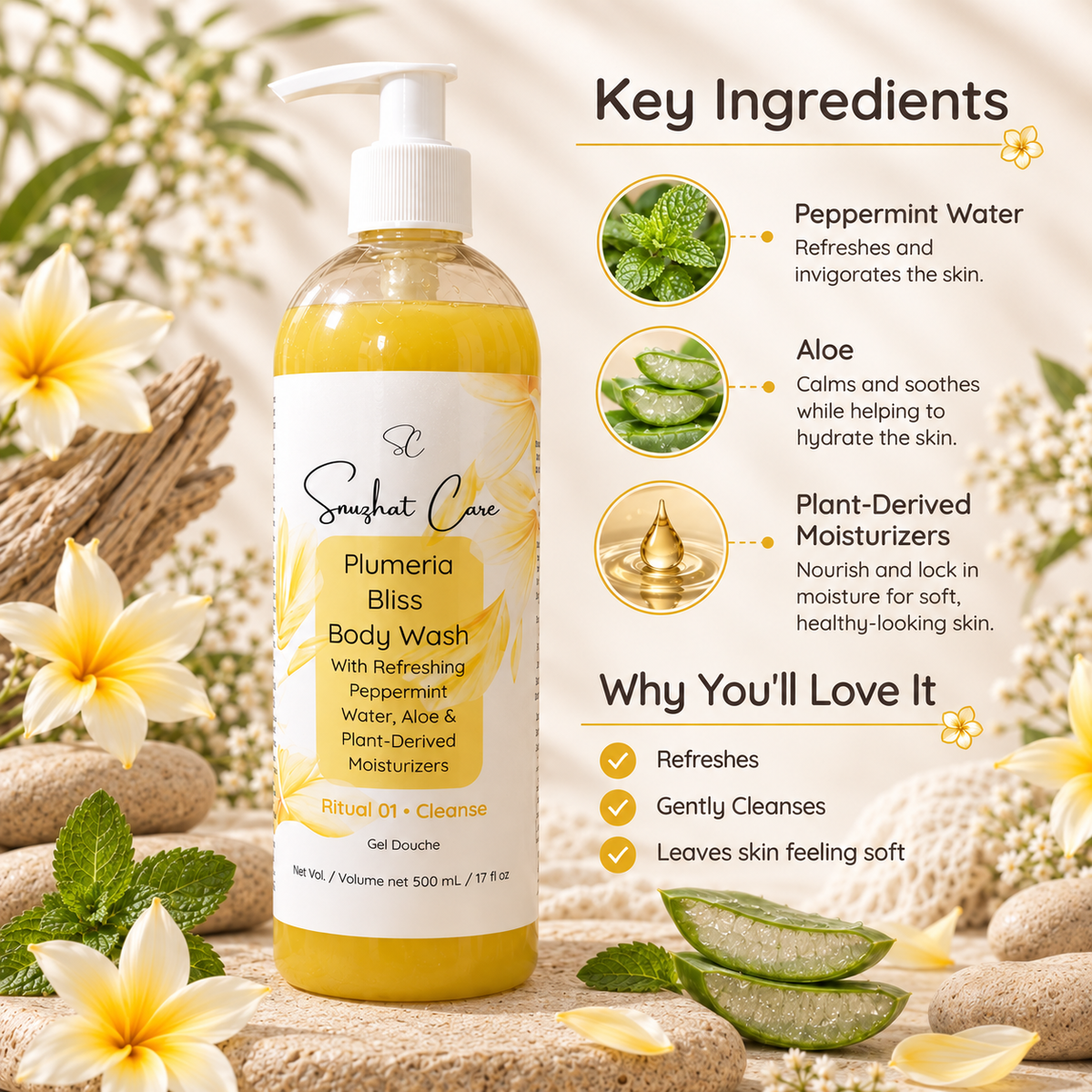 Plumeria Bliss body care bundle image 1