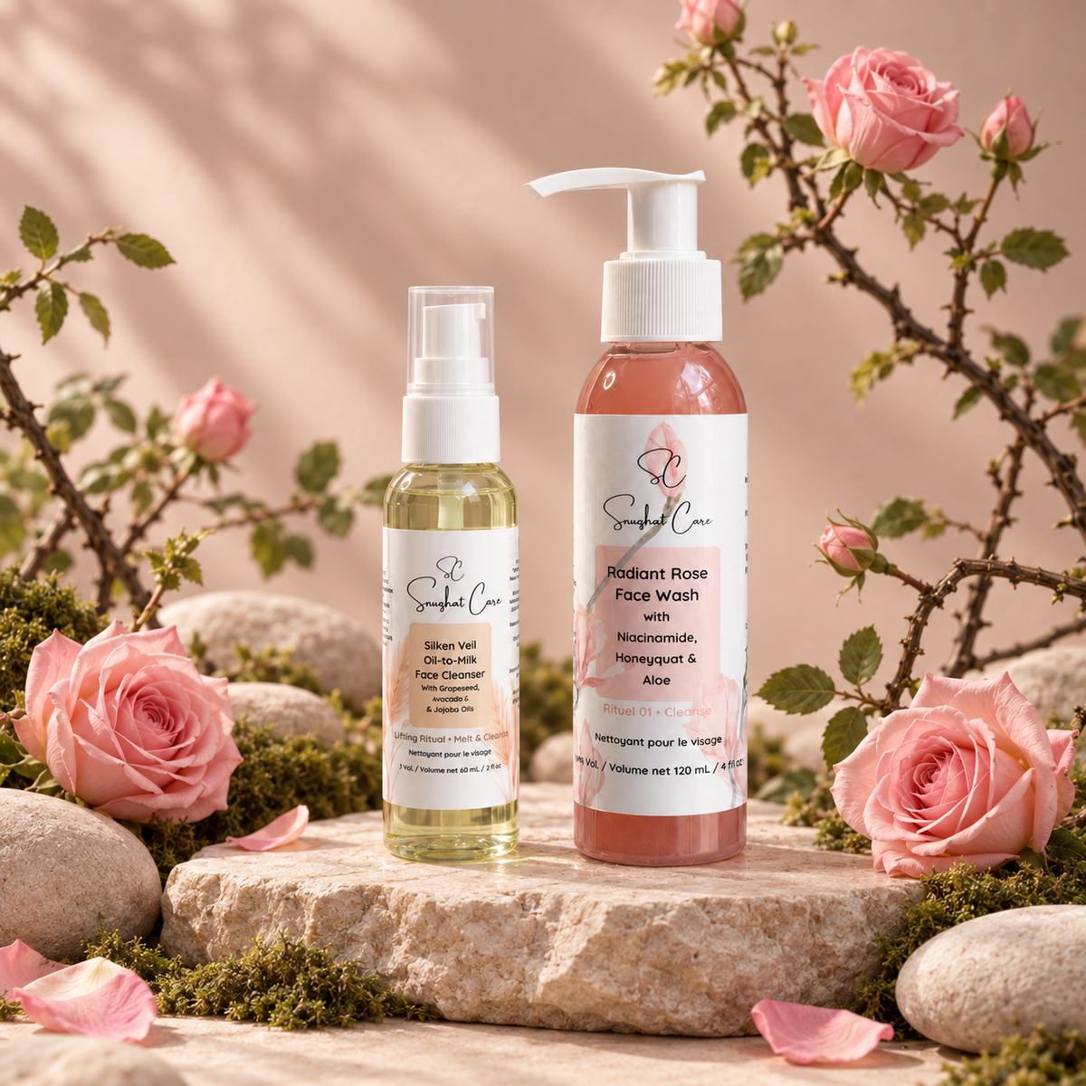 Radiant Rose Double Cleanse Duo bundle image