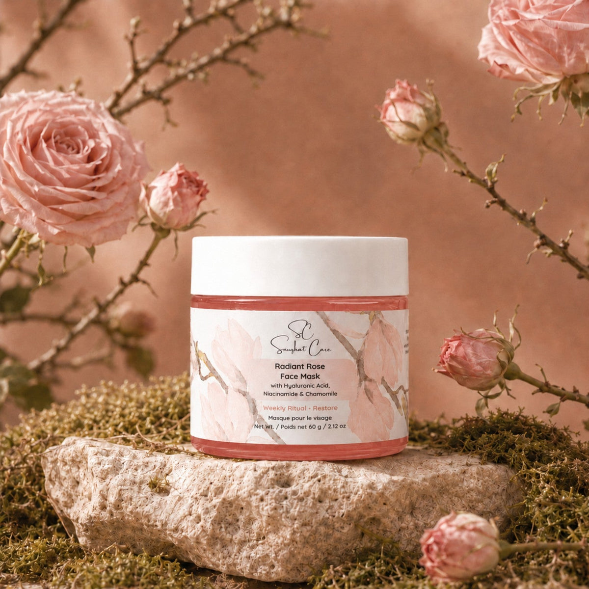 Radiant Rose Weekly Care Duo — Face Mask 60 g