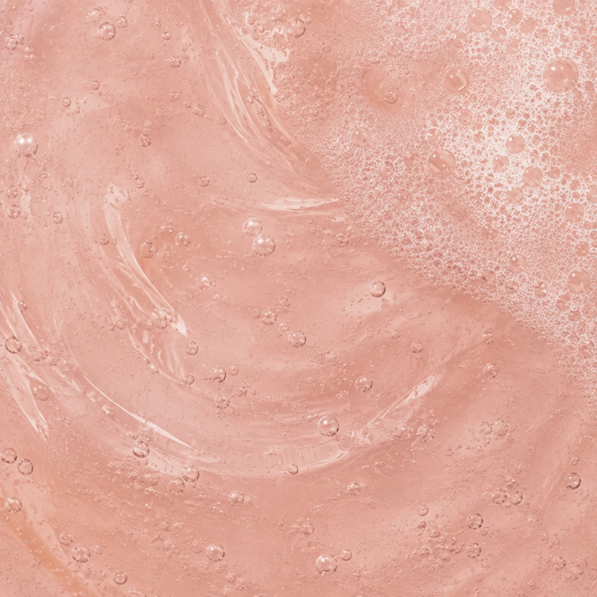 Close-up texture and lather of Radiant Rose Face Wash