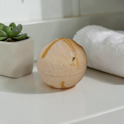Plumeria Bliss Bath Bomb – Tropical Floral Bath Soak with Epsom Salt & Avocado Oil
