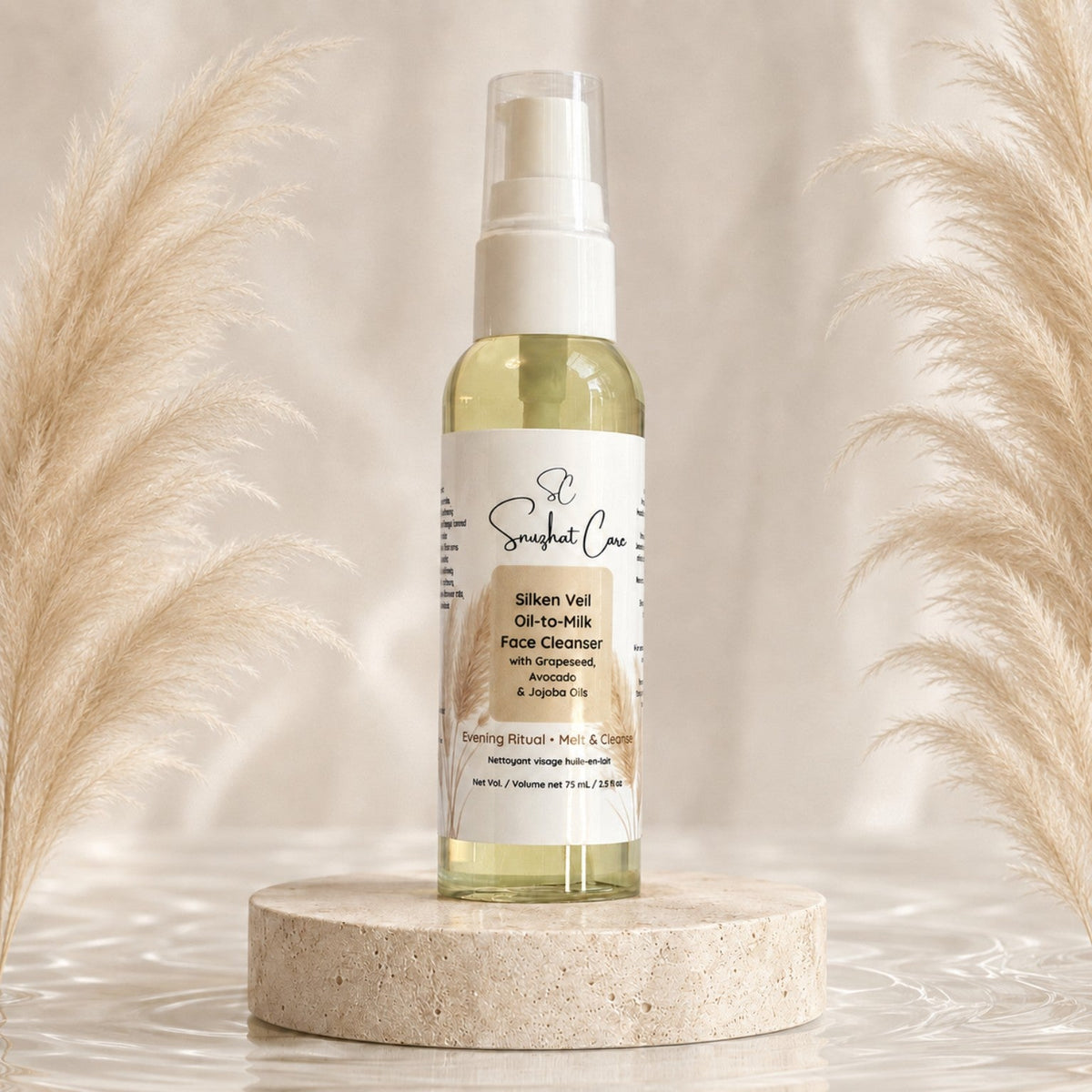 Veil Evening Duo — Silken Veil Oil-to-Milk Face Cleanser 75 mL