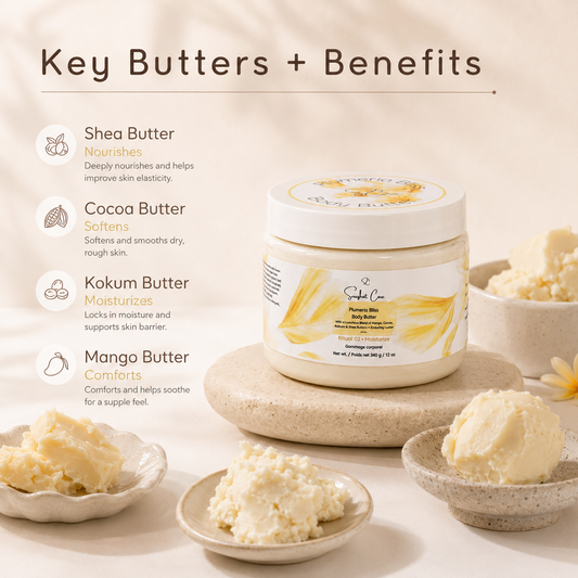 Plumeria Bliss Body Butter key butters and benefits